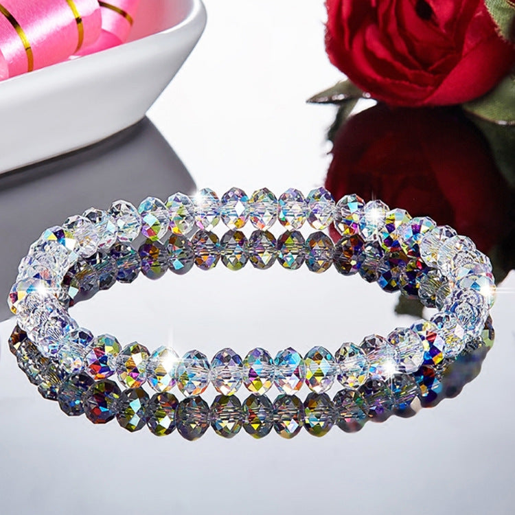 Imitation Austrian beaded simple fashionable crystal bracelet for women with sweet temperament